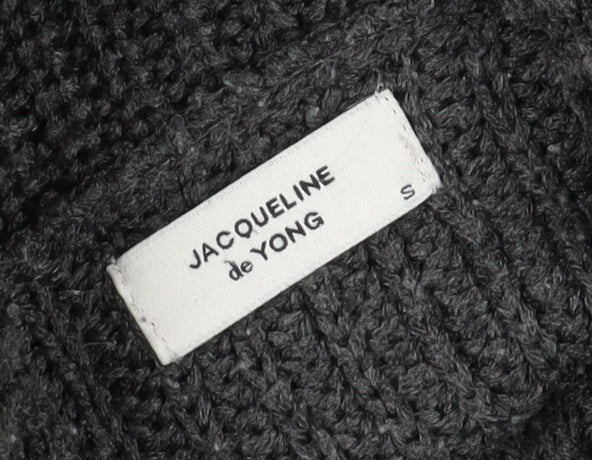 Womens UK Size S Jacqueline de Yong Grey Pullover Jumper