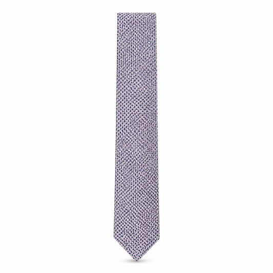Mens T.M. Lewin Multicoloured Geometric 100% Silk  Tie