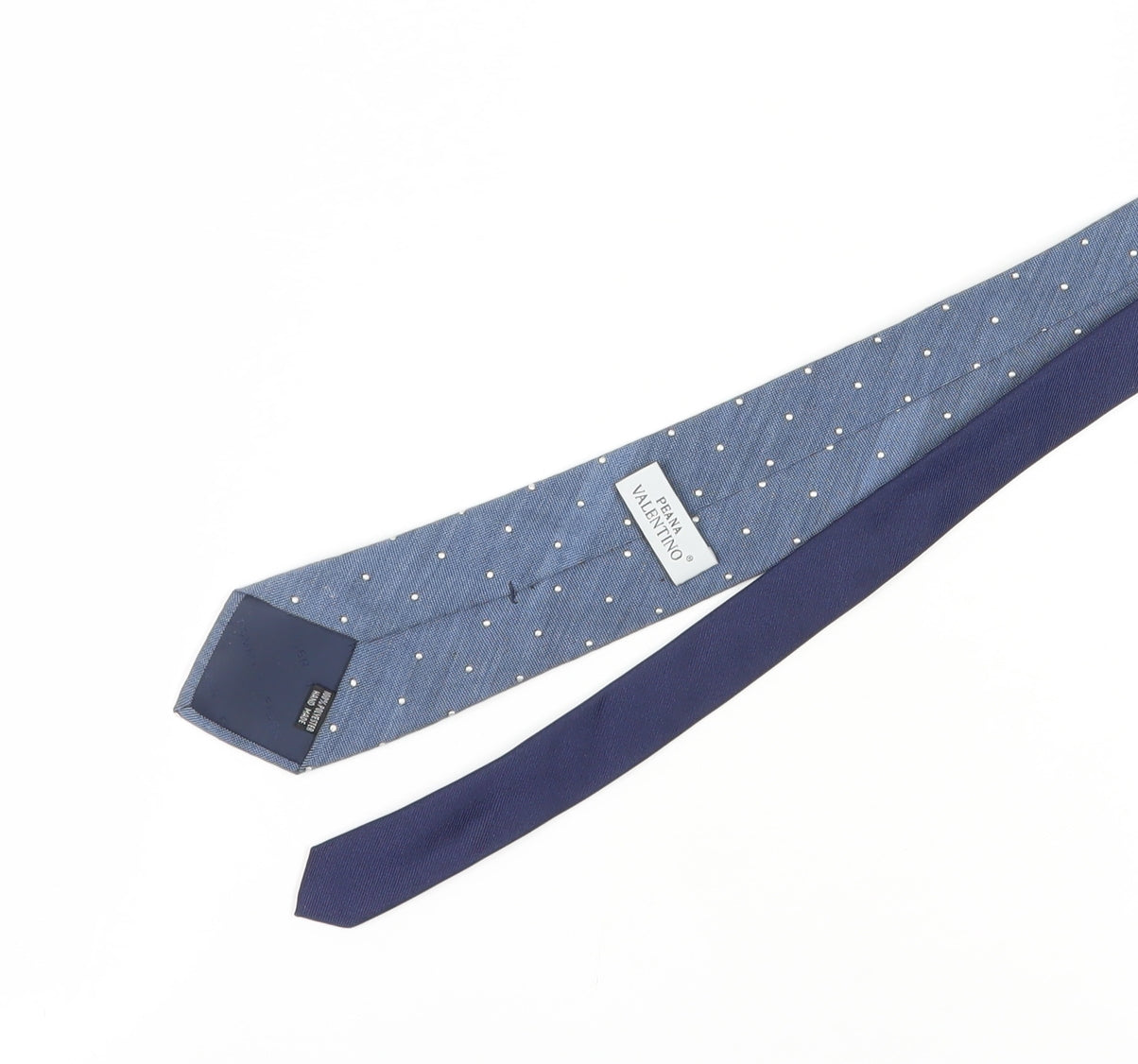 Peana Valentino Men's Blue Polka Dot Tie