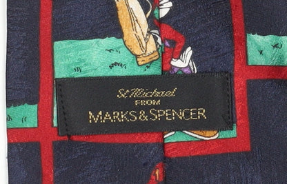 Marks and Spencer Men's Cartoon Tie, Multicoloured, One Size