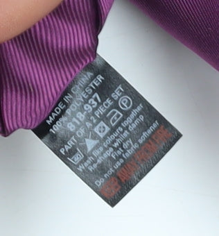 Next Men's Purple Polyester Tie 2 Piece