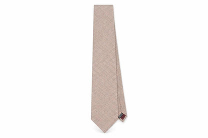 Ciro Citterio Men's Beige Silk Checked Tie