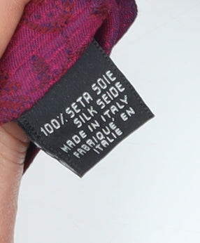 Kenzo Men's Pink Silk Floral Tie