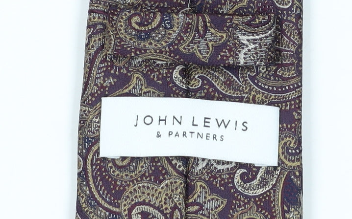 John Lewis Men's Multicoloured Paisley Silk Tie