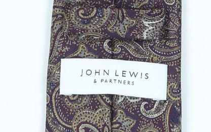 John Lewis Men's Multicoloured Paisley Silk Tie