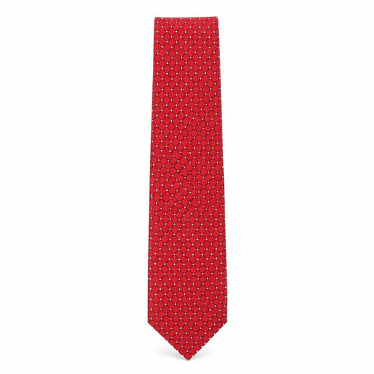 Jones New York Men's Red Geometric Silk Tie