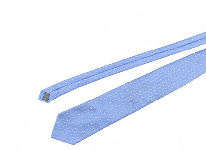 Marks and Spencer Men's Blue Polka Dot Tie