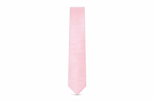 Mens Tie Rack Pink Striped 100% Polyester  Tie