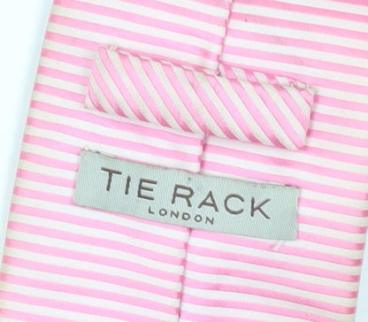 Tie Rack Men's Pink Striped Tie