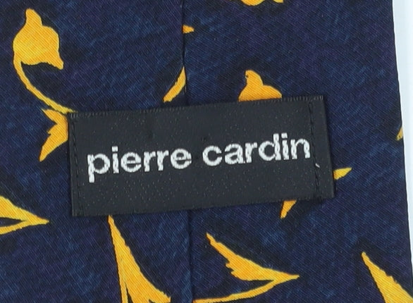 Pierre Cardin Men's Blue Silk Floral Tie