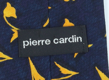 Pierre Cardin Men's Blue Silk Floral Tie