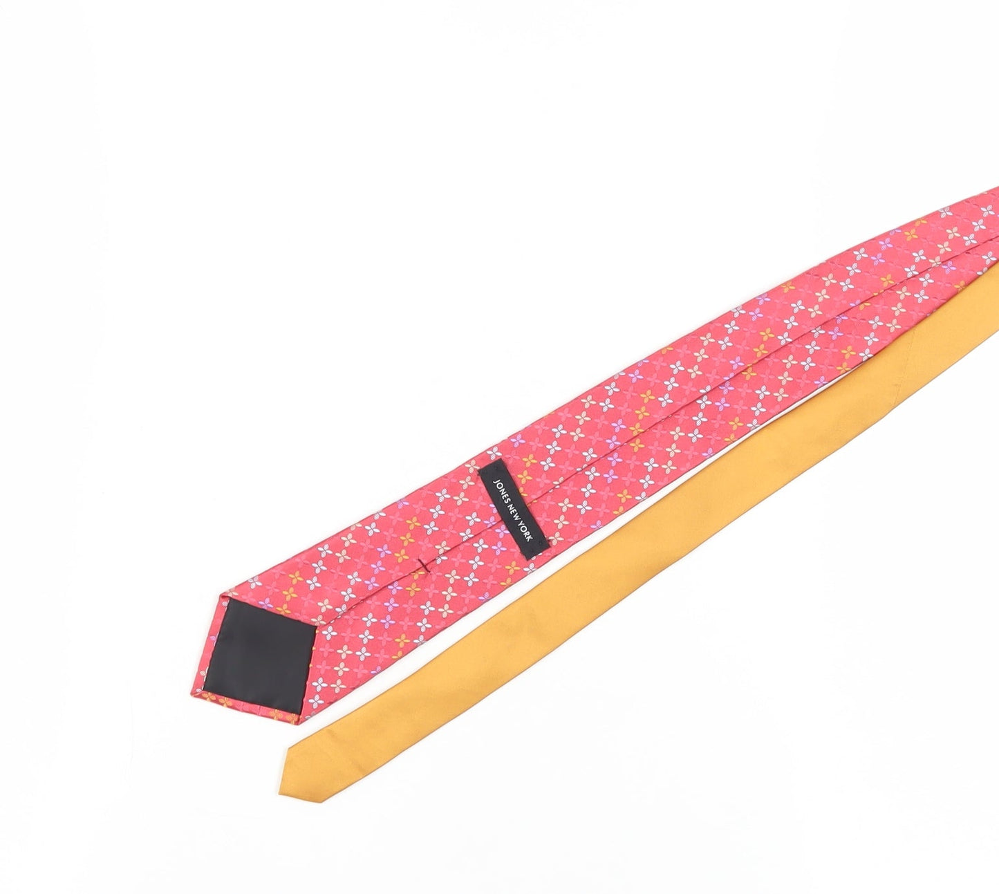 Jones New York Men's Pink Floral Silk Tie