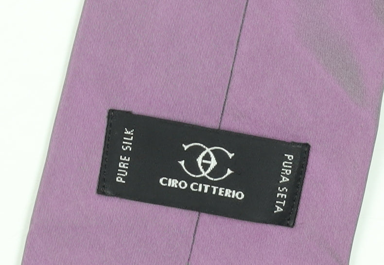 Mens Ciro Citterio Purple  100% Silk  Tie