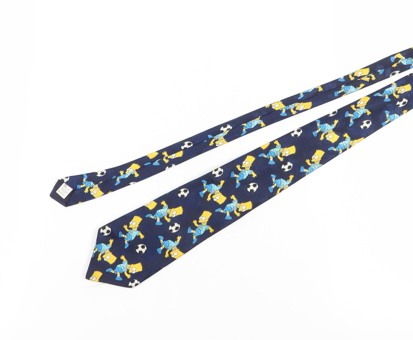 Mens BHS Blue Cartoon 100% Polyester  Tie
