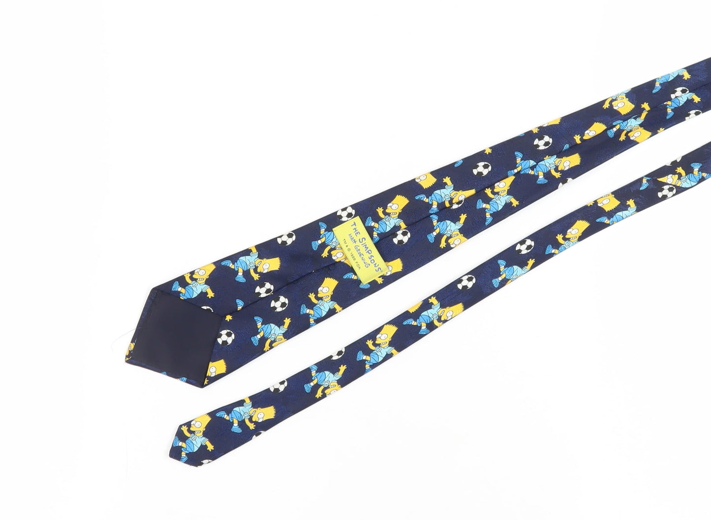 Mens BHS Blue Cartoon 100% Polyester  Tie