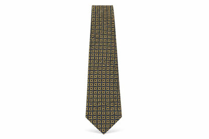 Mens Ciro Citterio Multicoloured Geometric 100% Silk  Tie
