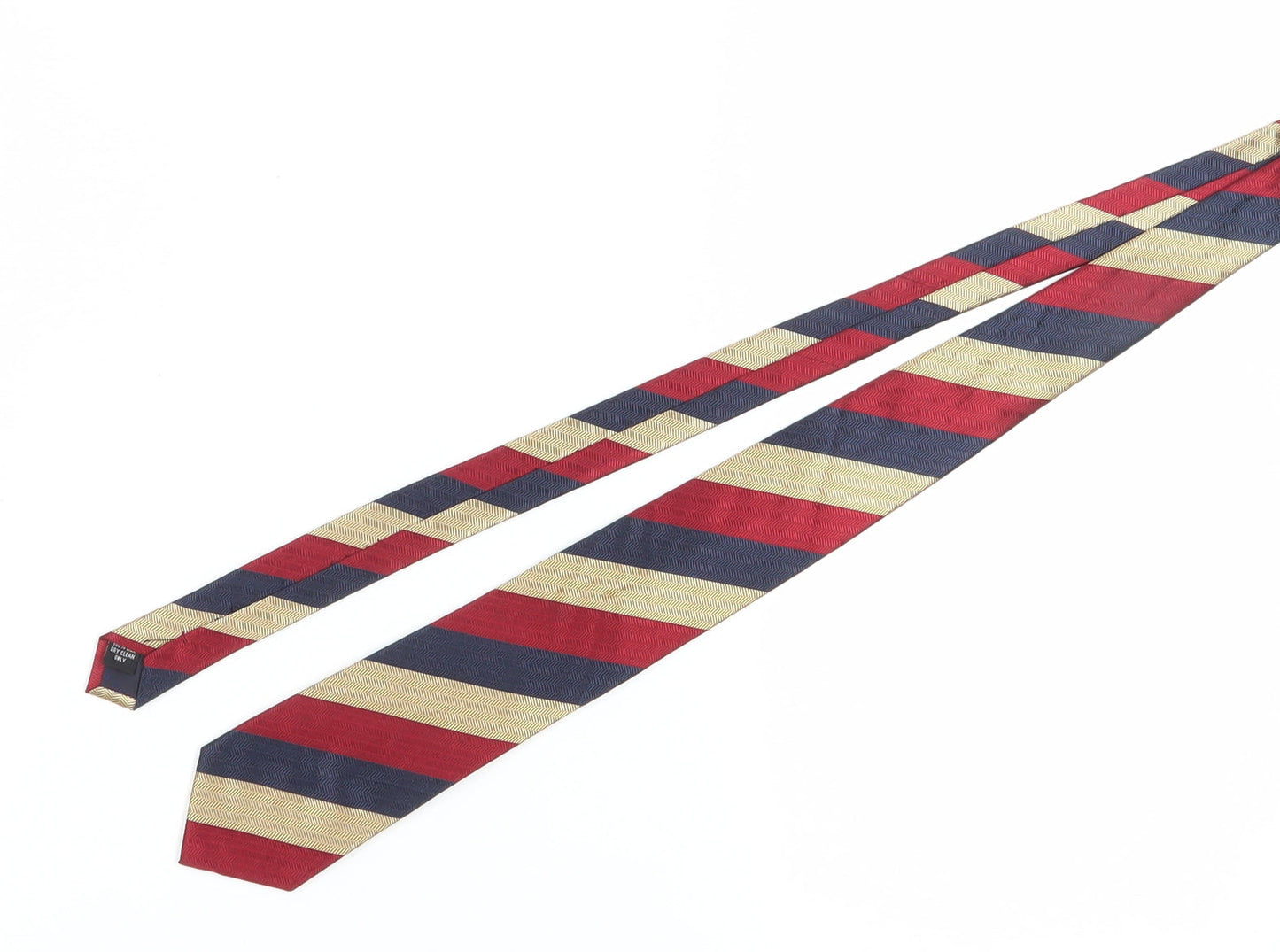 Soprano Men's Multicoloured Striped Silk Tie