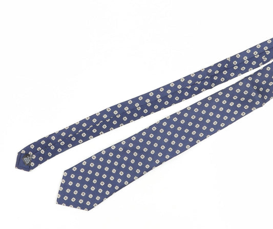 Marks and Spencer Men's Blue Geometric Tie