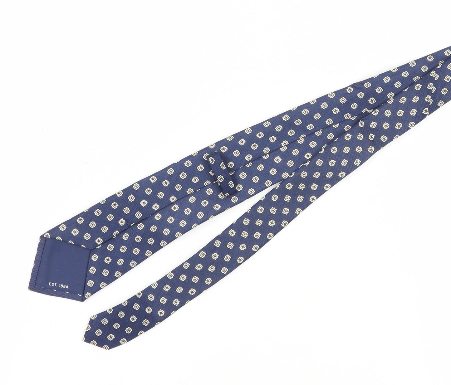 Marks and Spencer Men's Blue Geometric Tie