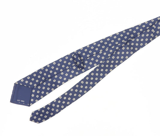 Marks and Spencer Men's Blue Geometric Tie