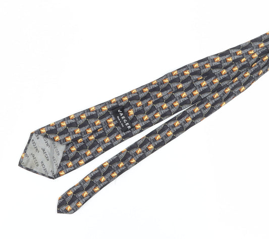 Jaeger Men's Multicoloured Floral Silk Tie