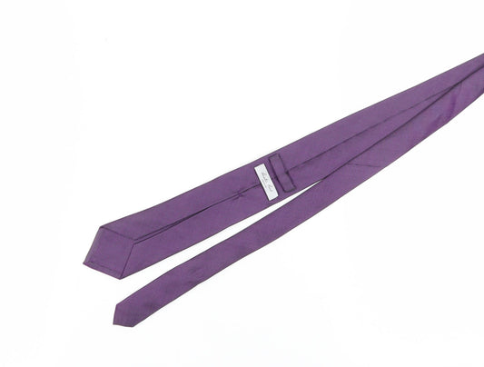 Austin Reed Men's Purple Silk Slim Tie One Size