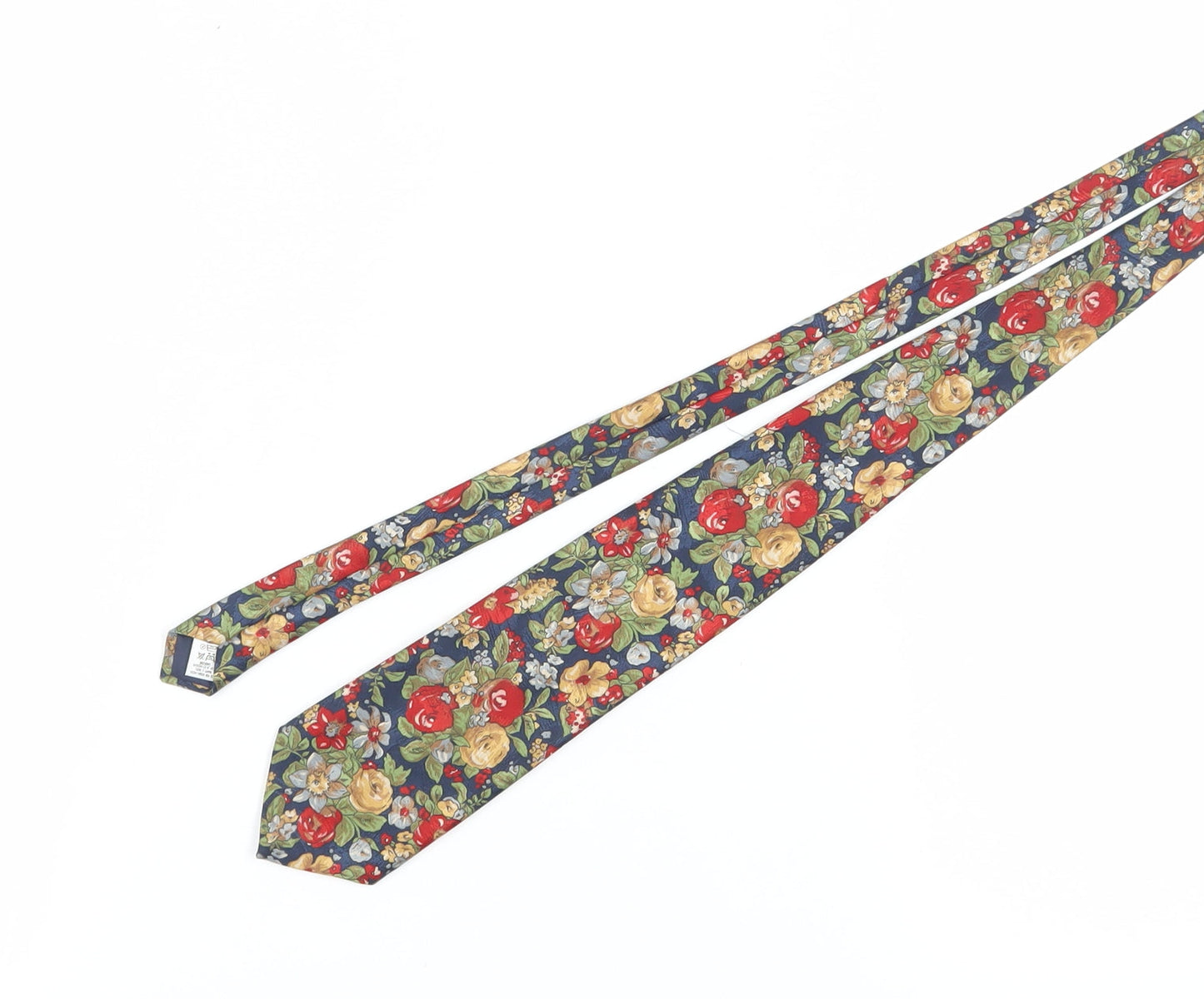 Marks and Spencer Mens Floral Tie Multicoloured Polyester