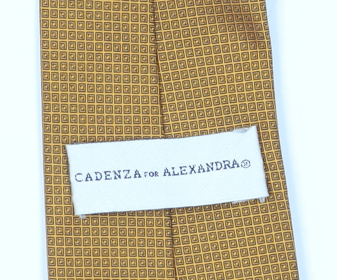 Cadenza for Alexandra Gold Geometric Men's Tie