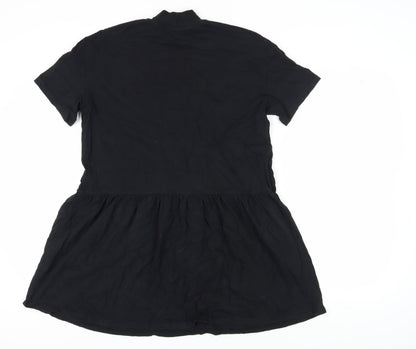 ASOS Women's Black T-Shirt Dress Size 8 Casual