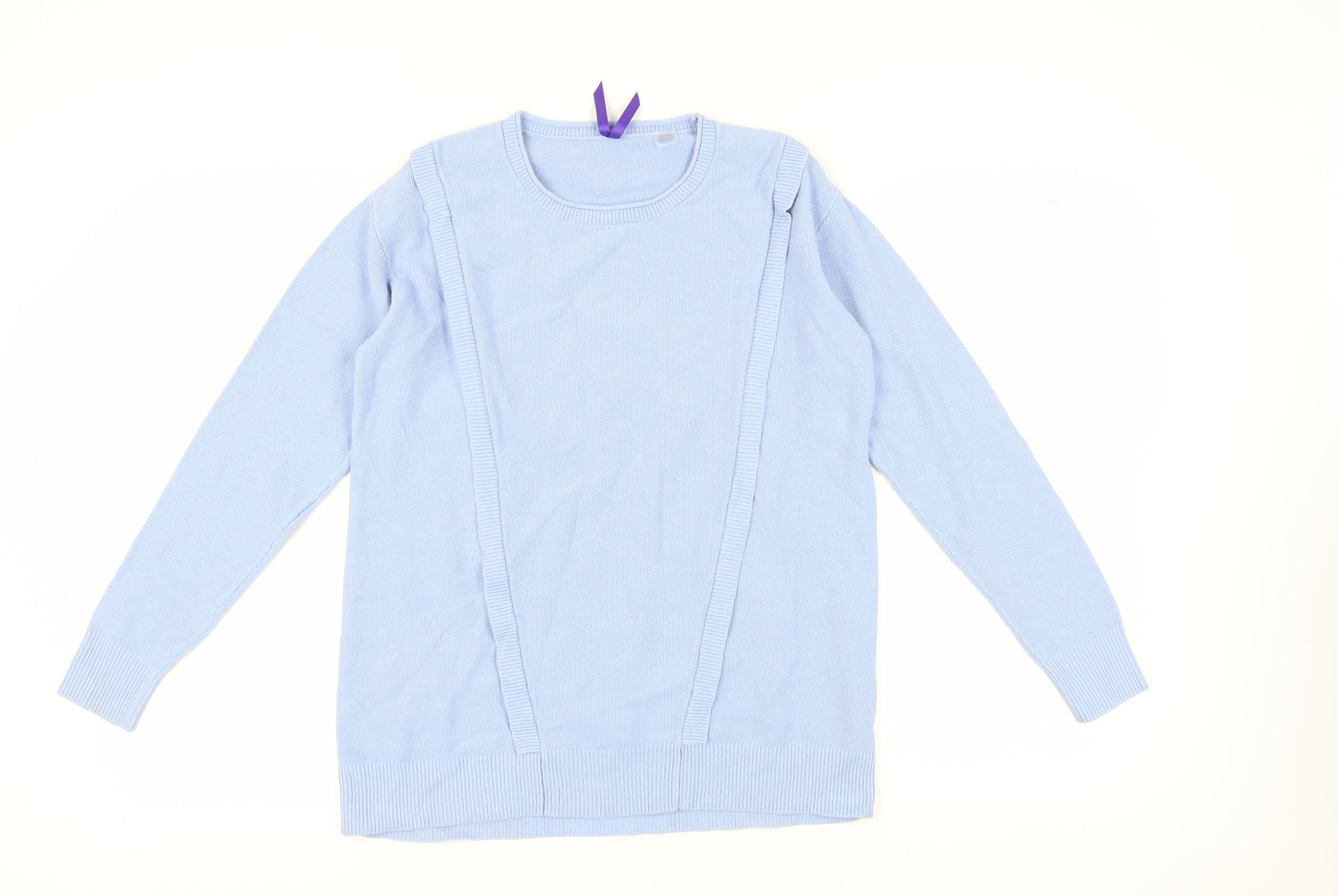 Womens UK Size S Seraphine Blue Pullover Jumper