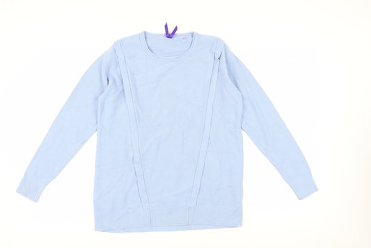 Womens UK Size S Seraphine Blue Pullover Jumper