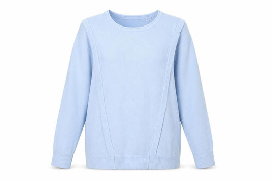 Womens UK Size S Seraphine Blue Pullover Jumper