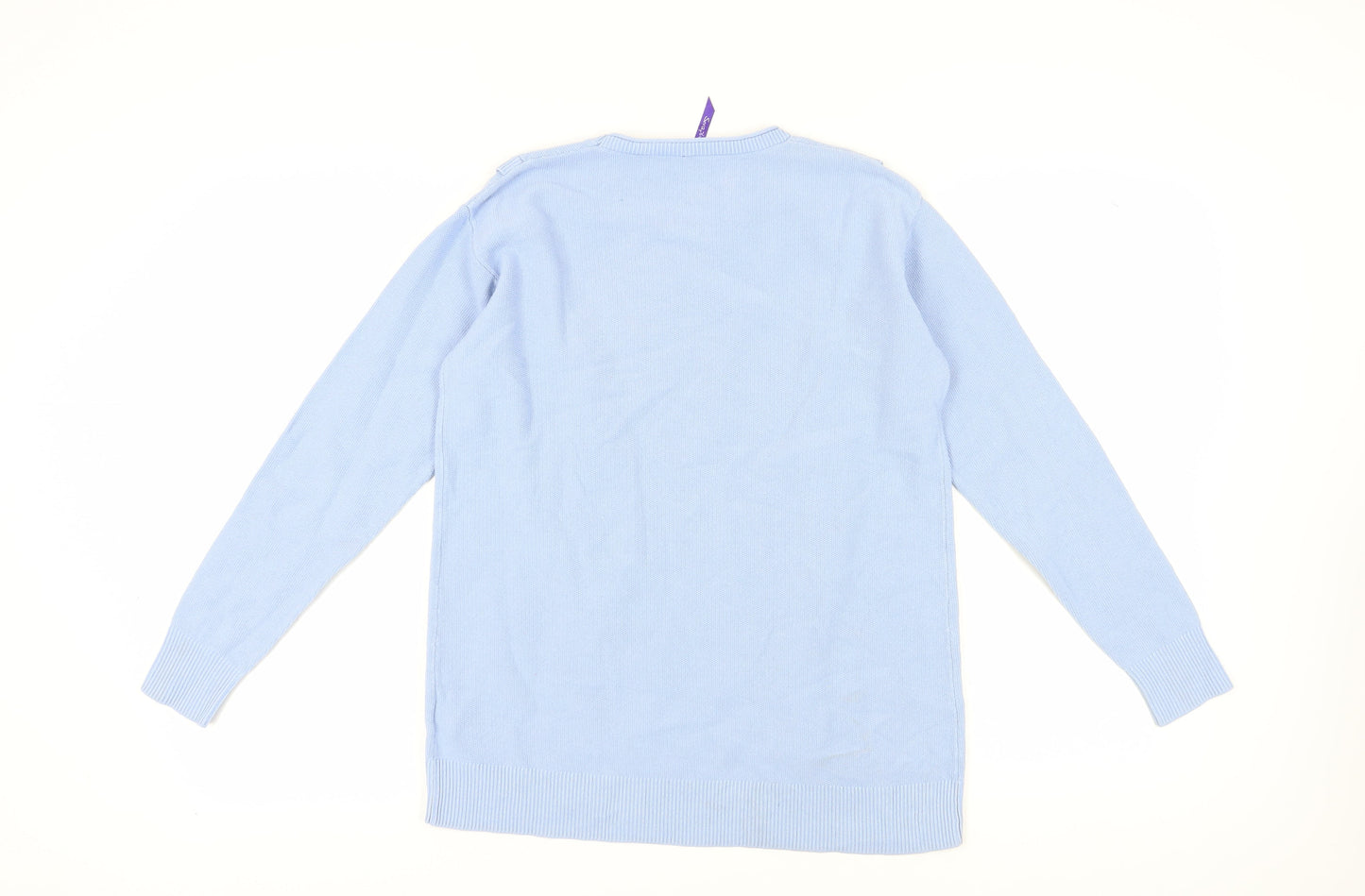 Womens UK Size S Seraphine Blue Pullover Jumper