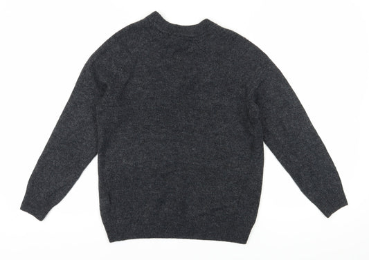 Womens UK Size XS H&M Grey Pullover Jumper