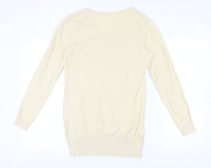 Womens UK Size 12 Bonprix Collection Beige Pullover Jumper
