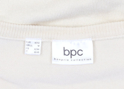 Womens UK Size 12 Bonprix Collection Beige Pullover Jumper