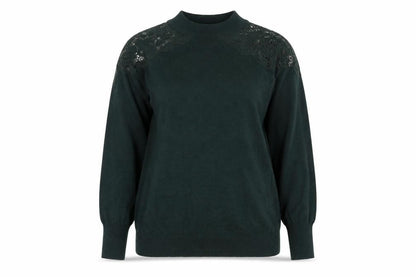 Womens UK Size S Wallis Green Pullover Jumper