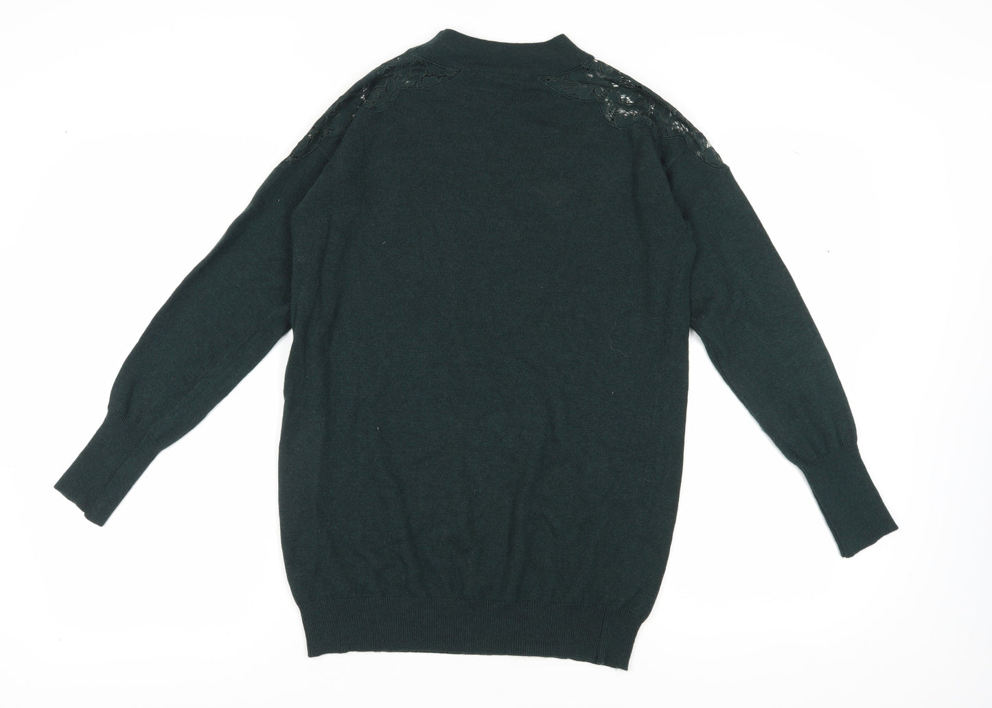 Womens UK Size S Wallis Green Pullover Jumper