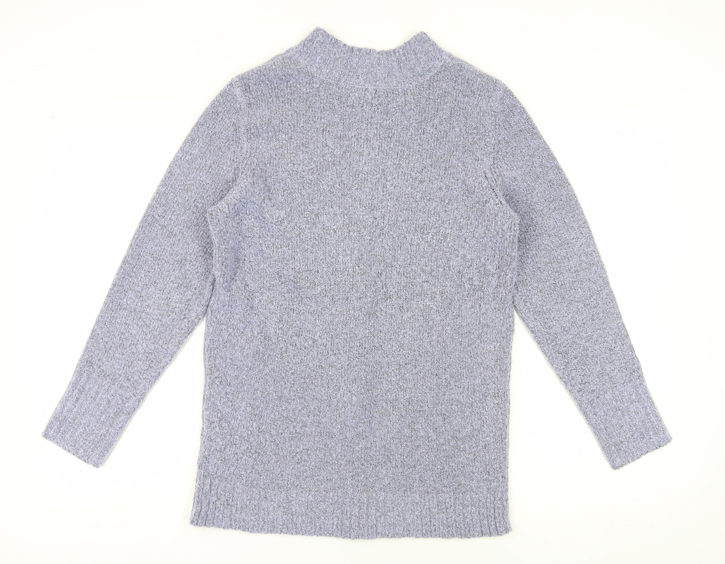 Womens UK Size 12/14 Julipa Grey Full Zip Jumper