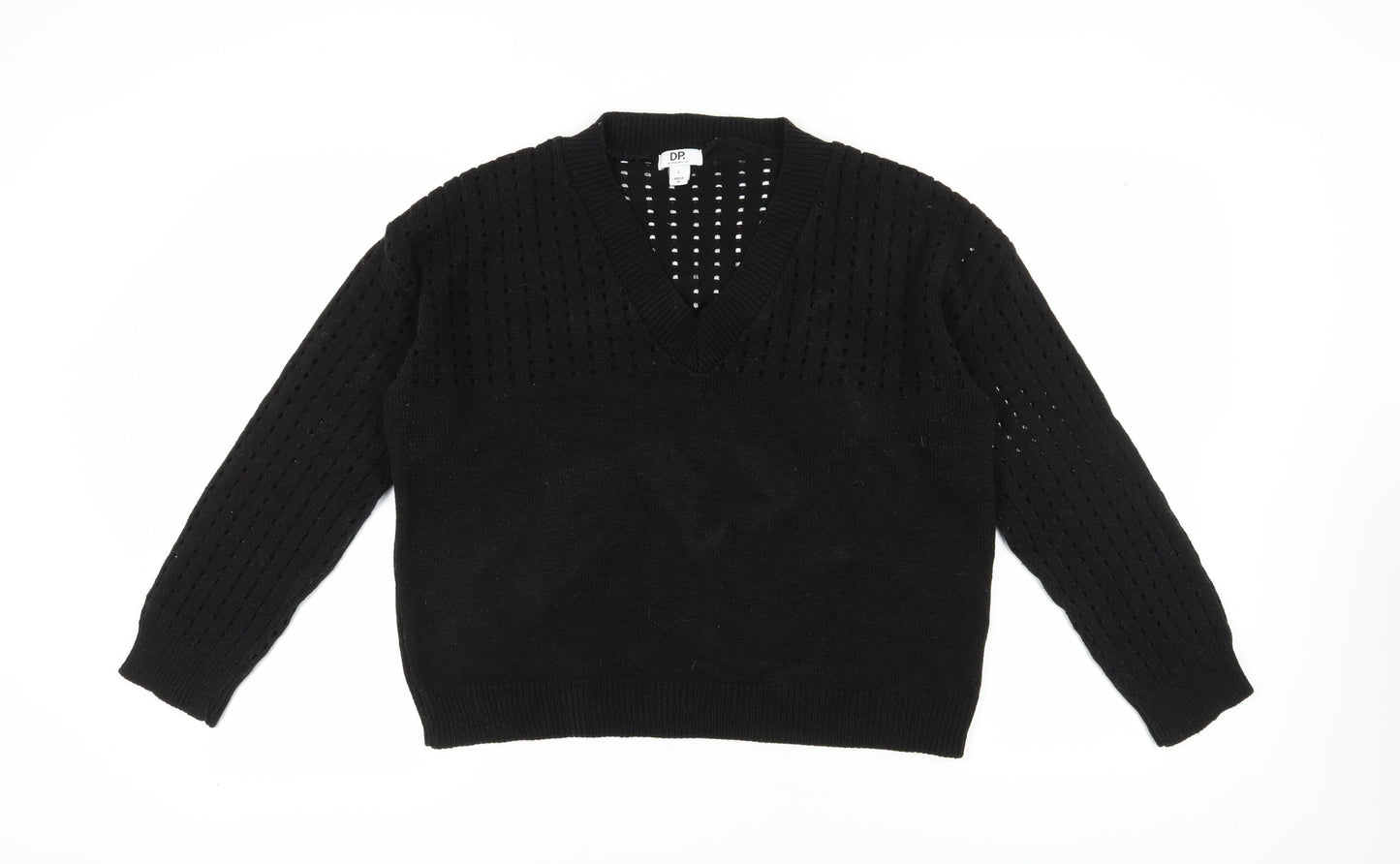Womens UK Size L Dorothy Perkins Black Pullover Jumper