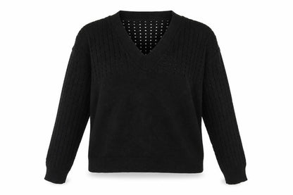 Womens UK Size L Dorothy Perkins Black Pullover Jumper