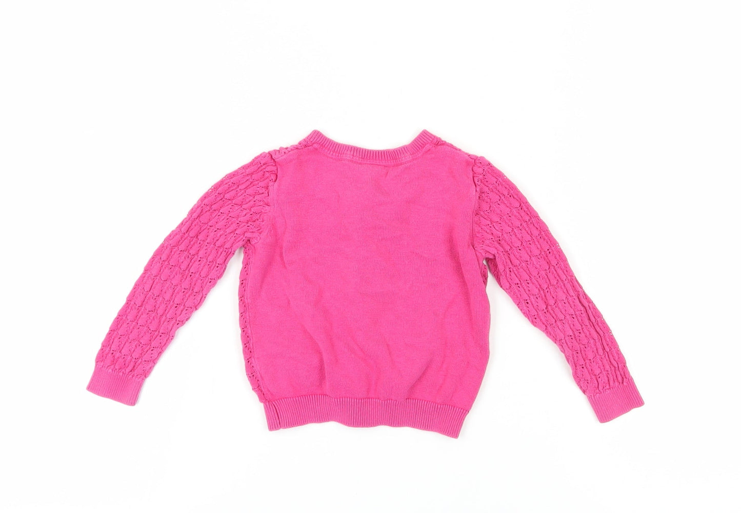 Mini Club Pink Cardigan Unisex 18-24M Cotton Knit