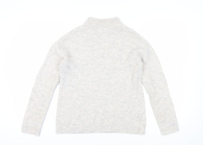 Womens UK Size 12 NEXT Ivory Pullover Jumper
