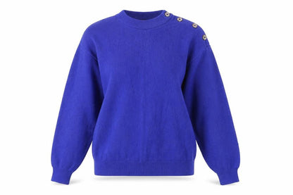 Womens UK Size S Marks and Spencer Blue Pullover Jumper