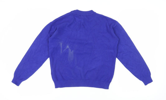 Womens UK Size S Marks and Spencer Blue Pullover Jumper