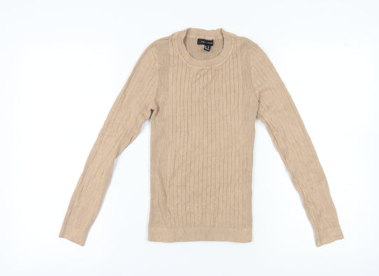 Womens UK Size 12 New Look Beige Pullover Jumper