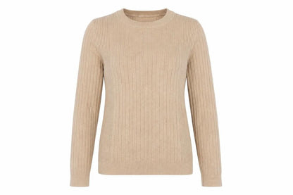 Womens UK Size 12 New Look Beige Pullover Jumper