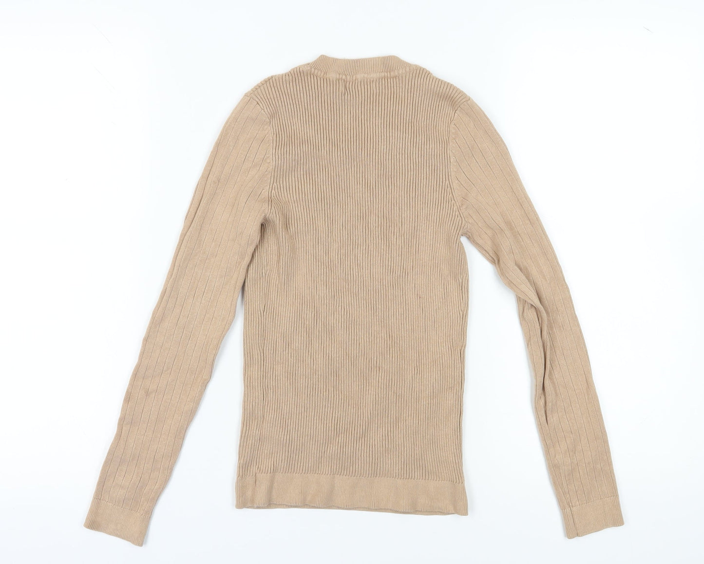 Womens UK Size 12 New Look Beige Pullover Jumper