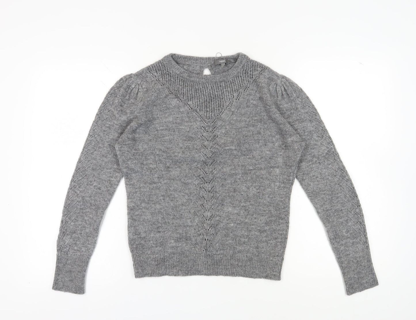Womens UK Size 12 NEXT Grey Pullover Jumper