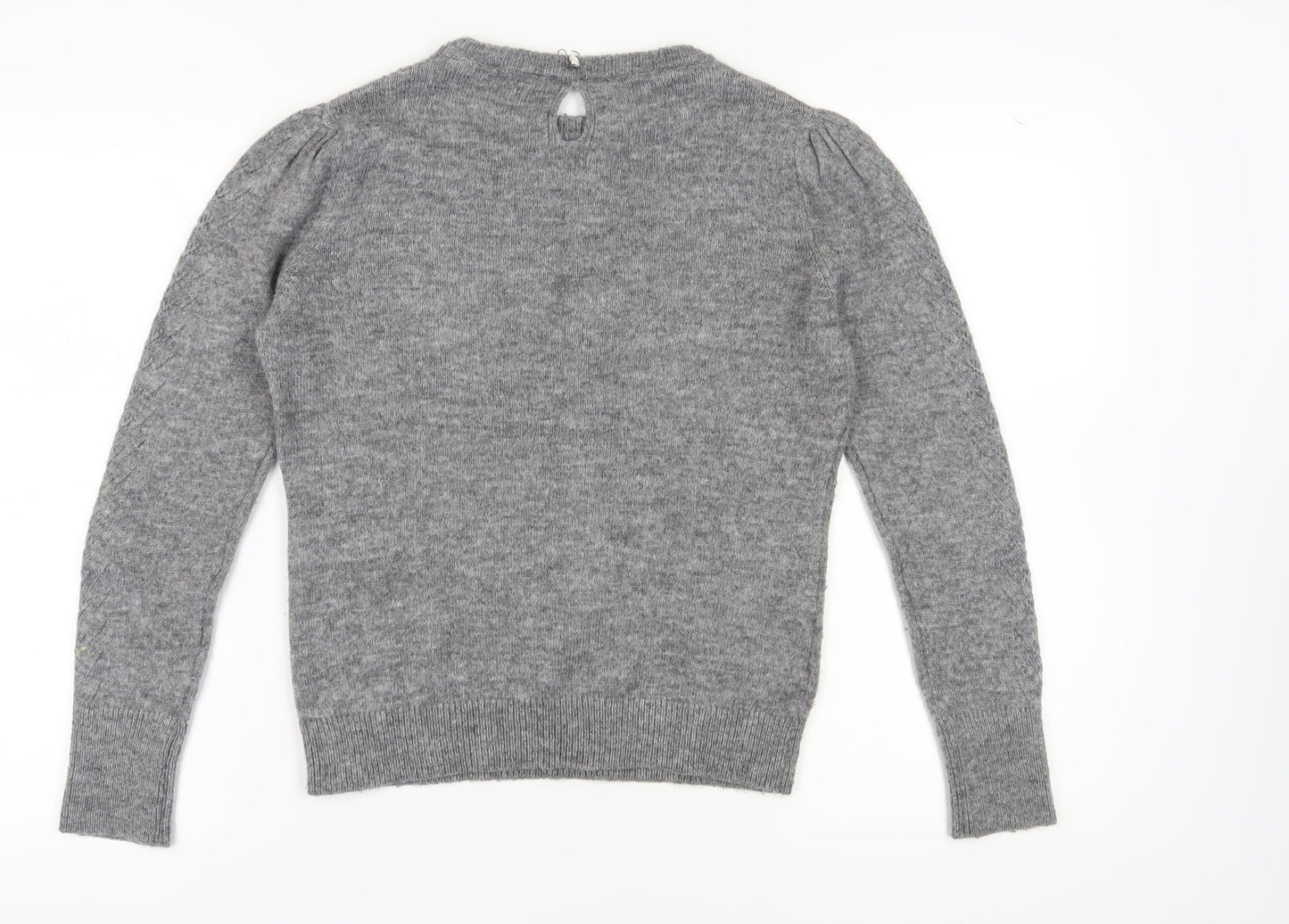 Womens UK Size 12 NEXT Grey Pullover Jumper